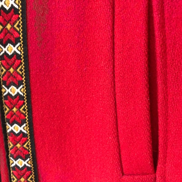 ALF By Kuhl Red Bergan Wool Zip Front Jacket Size XS - Picture 5 of 12